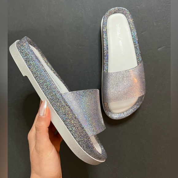 Melissa x Away To Mars Silver Sandal - Picture 3 of 8